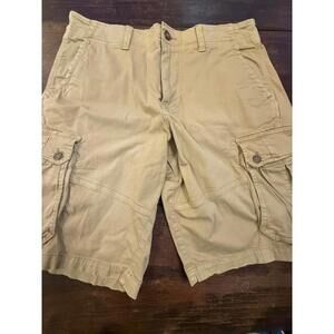 American Eagle Khaki Cargo Shorts Size 36